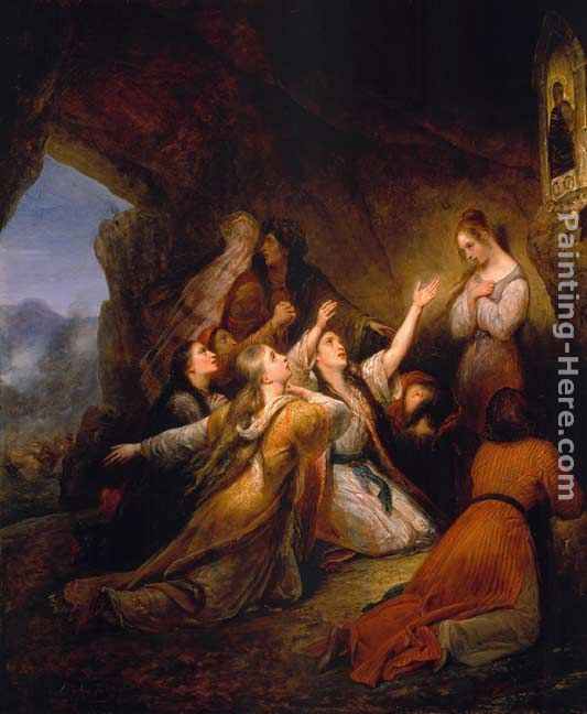 Greek Women Imploring for Assistance